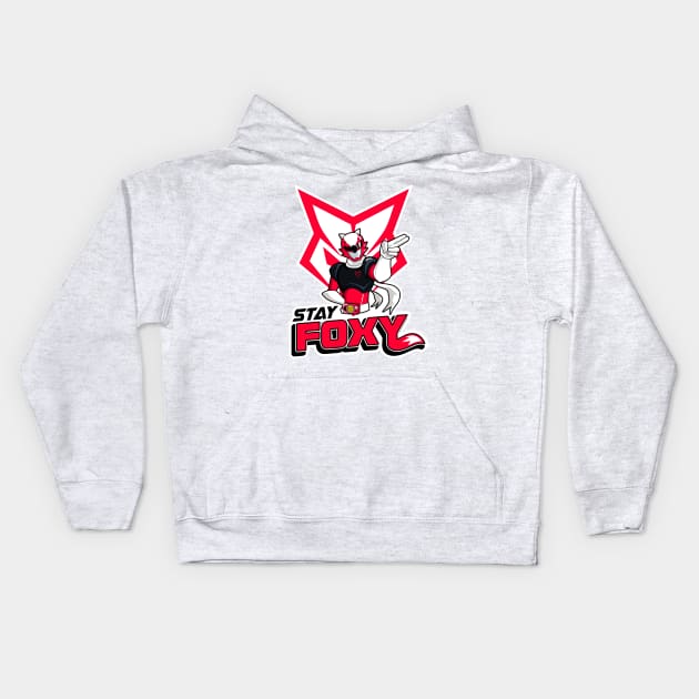 Stay Foxy Kids Hoodie by TheImmortalRedFox